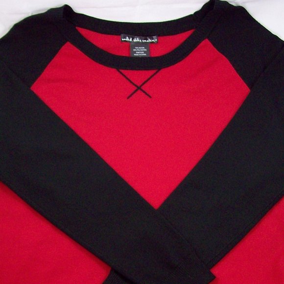 united states sweaters Sweaters United States Sweaters Red Wblack Sleeves Sweater Poshmark